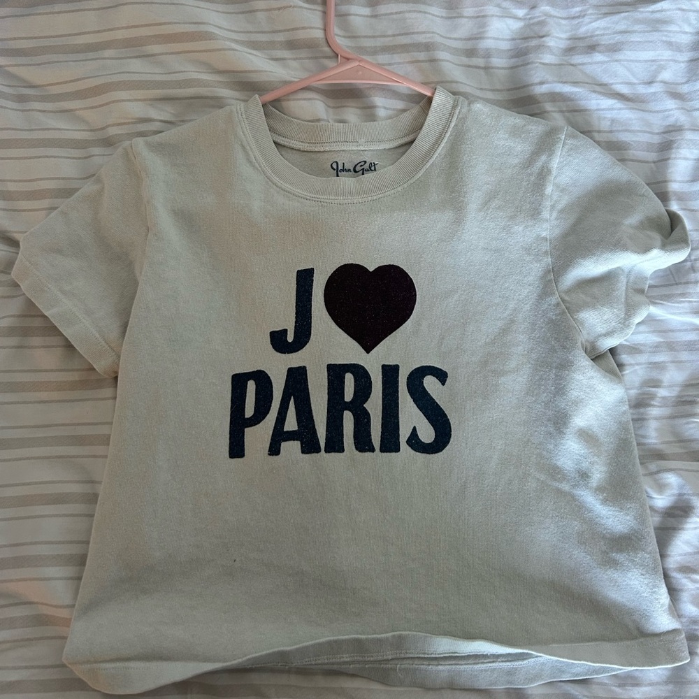 John Galt “J ❤️ Paris” baby tee